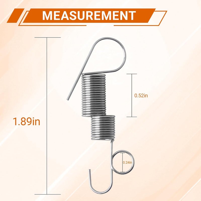 Avixturo Recessed Lighting Replacement Trim Coil Springs Fits Halo H7 Recessed Housing Series 301, 310, 401 & 426 Trims, Mounting Replacement Springs for Recessed Housing & Trims - 8 Pack - Image 2